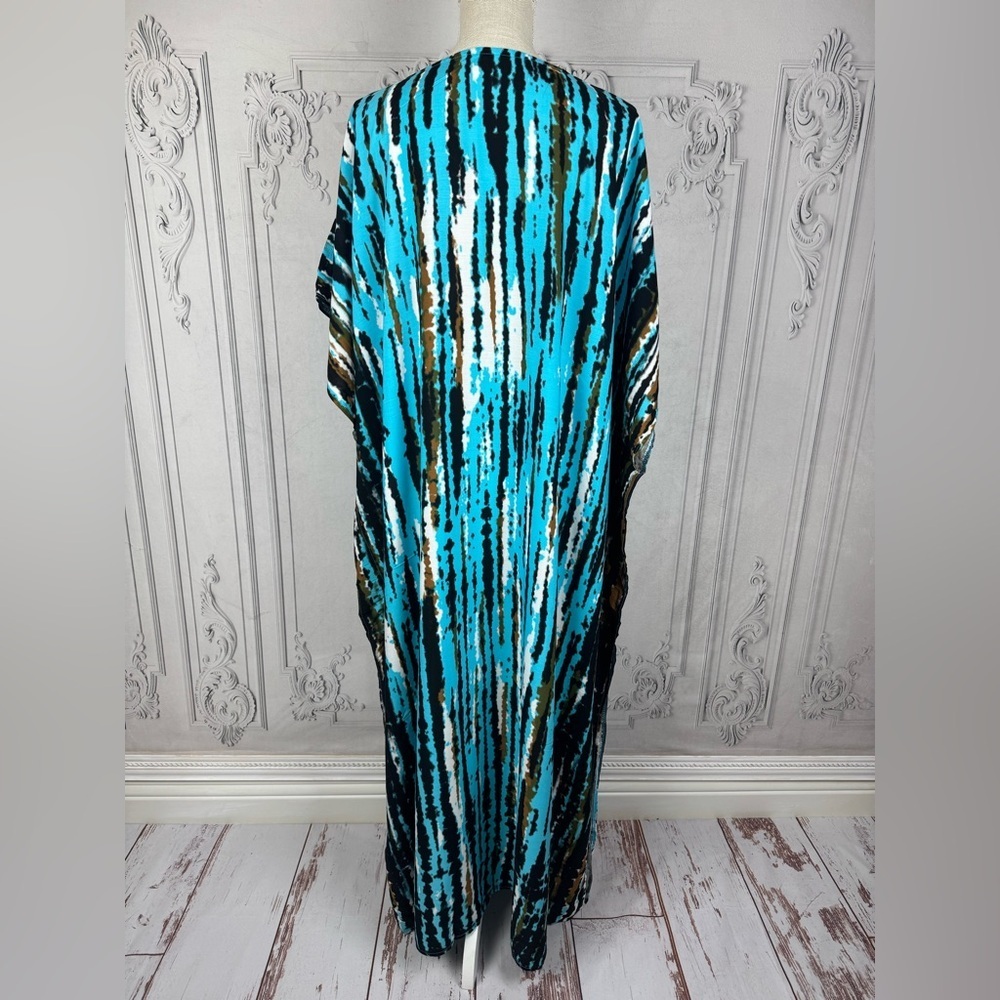 Jenny Elegant Bohemian Kaftan Maxi Dress Swimsuit Coverup - Picture 13 of 13